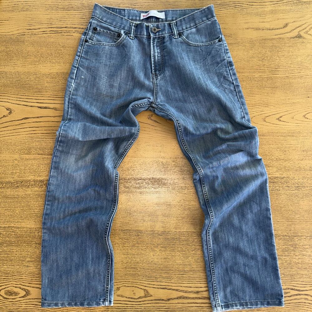 Levi’s Womens 514 Straight Leg Fit 30 x 28 Jeans Blue Denim Tagged Sz 18 EUC